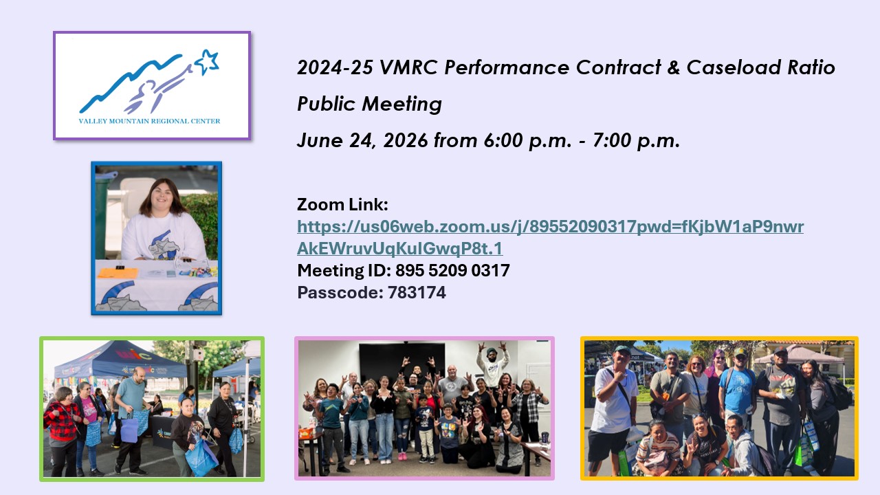 Flyer for a VMRC public meeting on June 24, 2026, from 6–7 p.m., with Zoom link, meeting ID, passcode, and photos of groups and individuals.